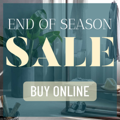 Ad Banner Maker for an End of Season Sale