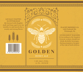 Beer Label Design Maker with Grain Graphics 768b