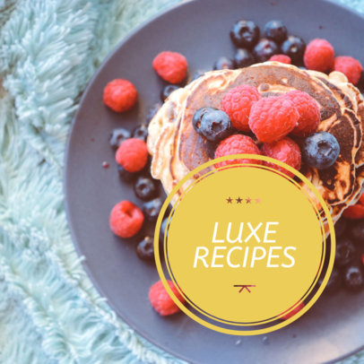 Online Banner Maker for Food Recipes 