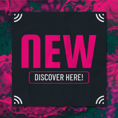 Banner Creator for New Arrivals