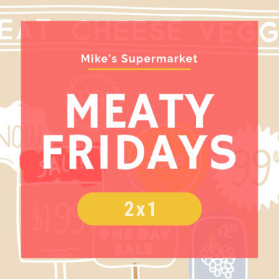 Supermarket Ad Banner 