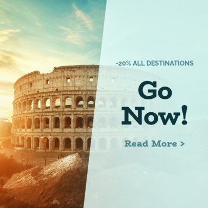 Banner Ad Maker for Travel Discounts 