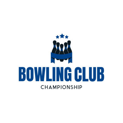 Bowling Logo Maker for a Professional Bowling Club