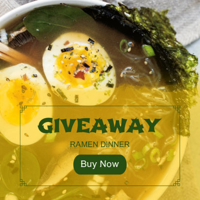 Banner Maker for Restaurant Giveaway 