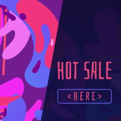 Colorful Banner Maker for Sales and Offers