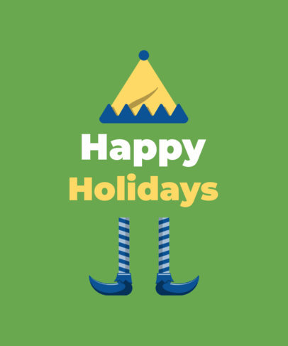 Christmas T-Shirt Design Maker with Elves