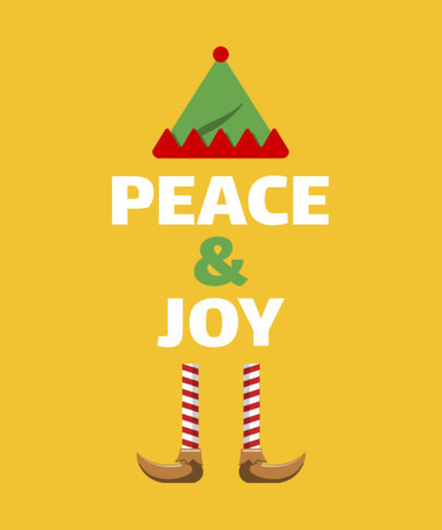 Joyful Christmas T-Shirt Design Creator