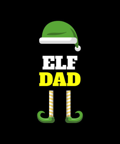 Christmas Elf T-Shirt Design Generator 