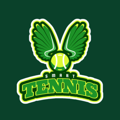 Tennis Logo Maker with Tennis Racket Clipart