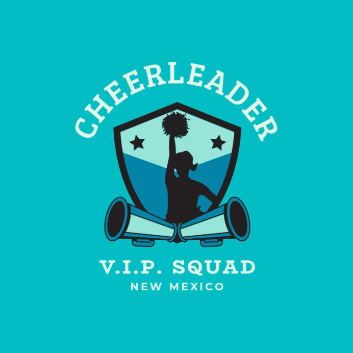 Placeit - Cheerleader Logo Maker