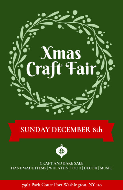 Christmas Flyer Generator for an Xmas Craft Fair