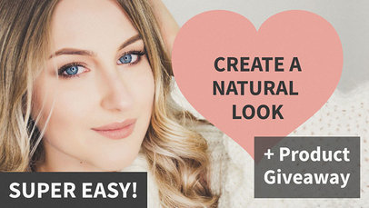 YouTube Thumbnail Maker for a Beauty Vlogger