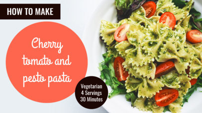 YouTube Thumbnail Maker for a Cooking Vlog