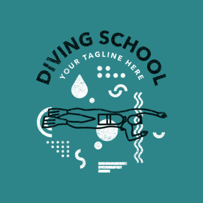 Swimming Logo Maker for a Diving School 