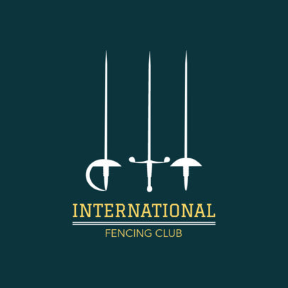 Fencing Logo Generator for Fencing Team 
