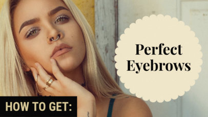 YouTube Thumbnail Design for Beauty Tutorials