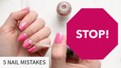 Simple YouTube Thumbnail Maker for a Beauty and Fashion Vlog 