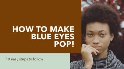 Simple YouTube Thumbnail Maker for Beauty Vloggers