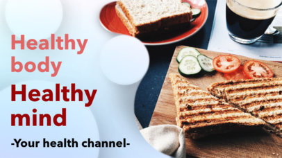 Simple YouTube Thumbnail Maker for a Health Vlog