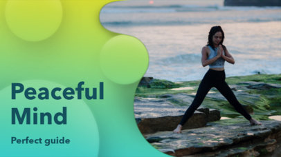 YouTube Thumbnail Maker with Yoga Images 