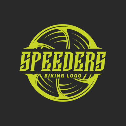 Simple Cycling Team Logo Maker