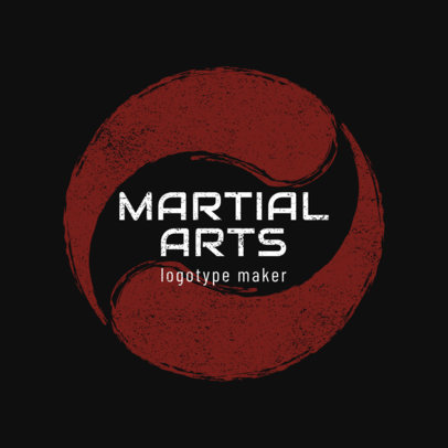 Simple MMA Fighting Logo Maker