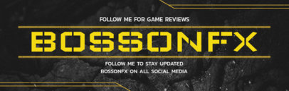 eSports Twitch Channel Banner Maker