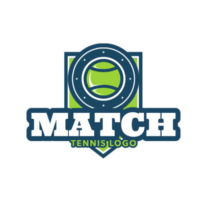Tennis Logo Template for a Tennis Club