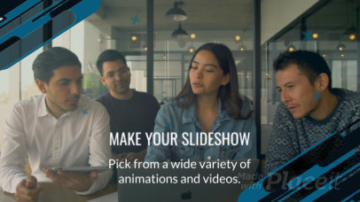 Slideshow Maker with Geometric Animations