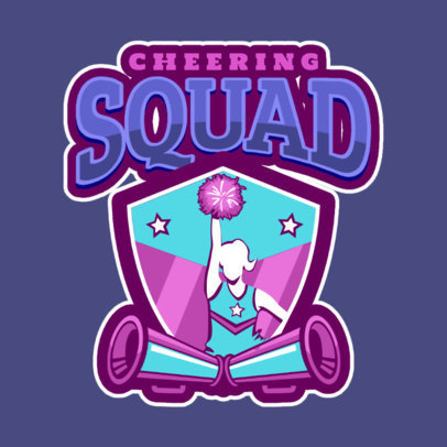 Cheer Logo Design Template for a Cheer Squad