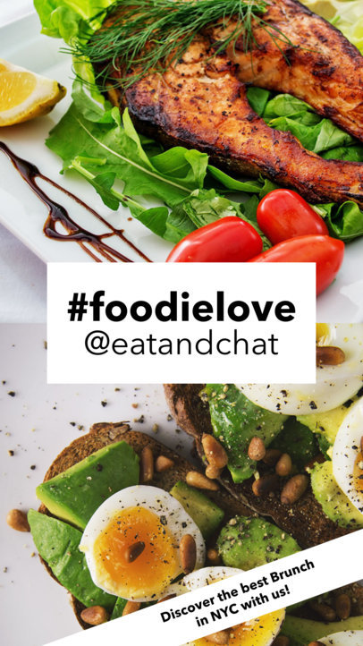 Insta Story Design Template for Foodies