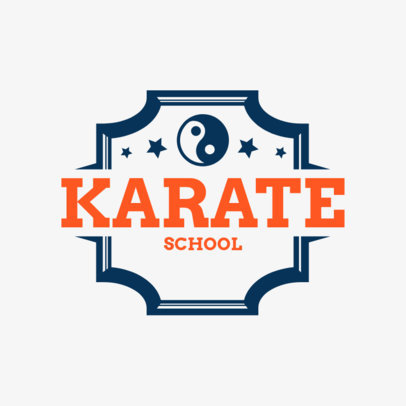 Martial Arts Logo Generator for a Karate School