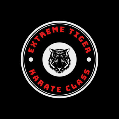 Martial Arts Logo Generator for a Karate Class