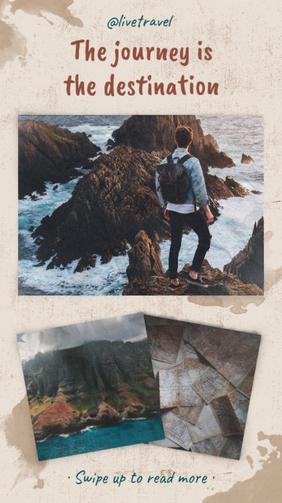 Instagram Story Template for Travel Instagram Influencers