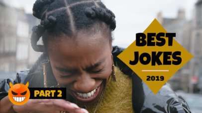 Youtube Thumbnail Online Maker for a Funny Vlog