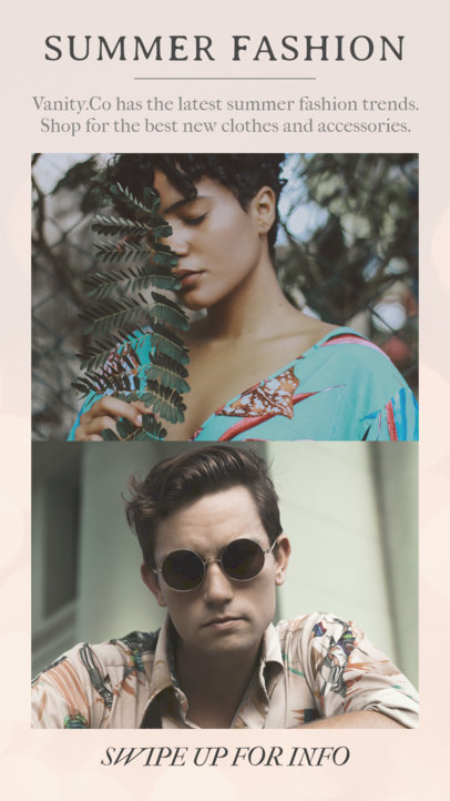 Fashionable Insta Story Maker with Trendy Images