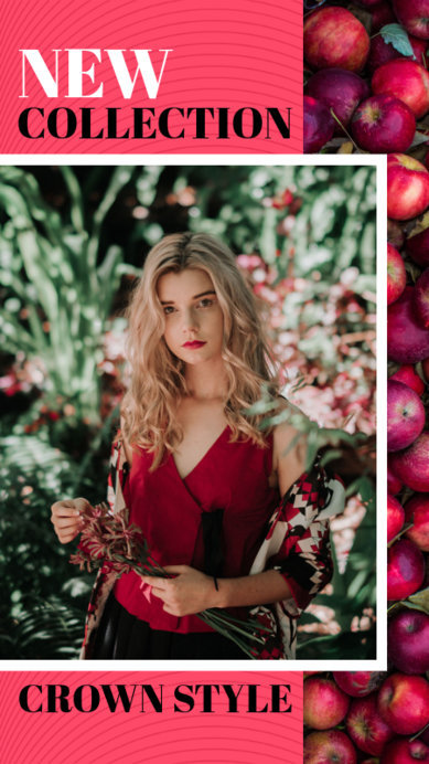 Instagram Story Template with Stylish Images 