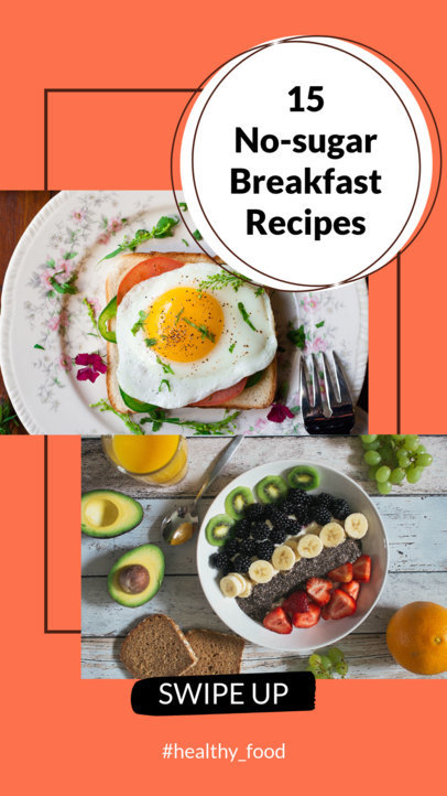 Insta Story Maker for a Recipe Story