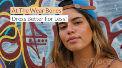 Sales Slideshow Video Maker for a Clothing Sale Video 443c 946