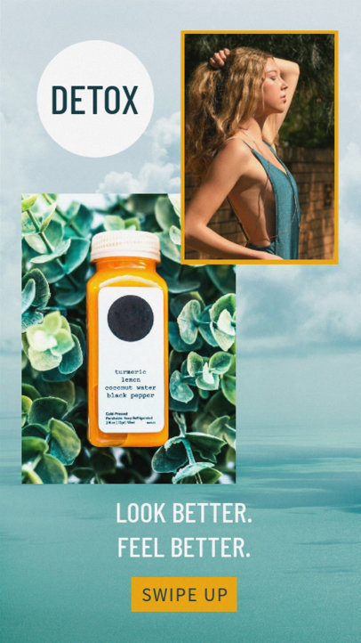 Insta Story Maker for a Fitness Influencer 