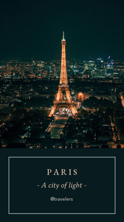 Instagram Story Template for Traveling Tips