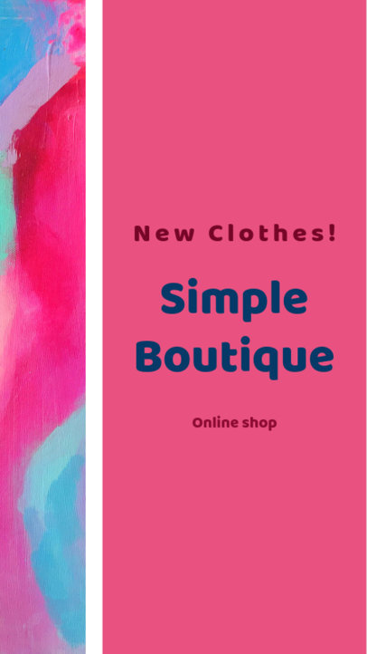 Insta Story Maker for a Boutique Page