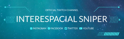Futuristic Twitch Banner Maker