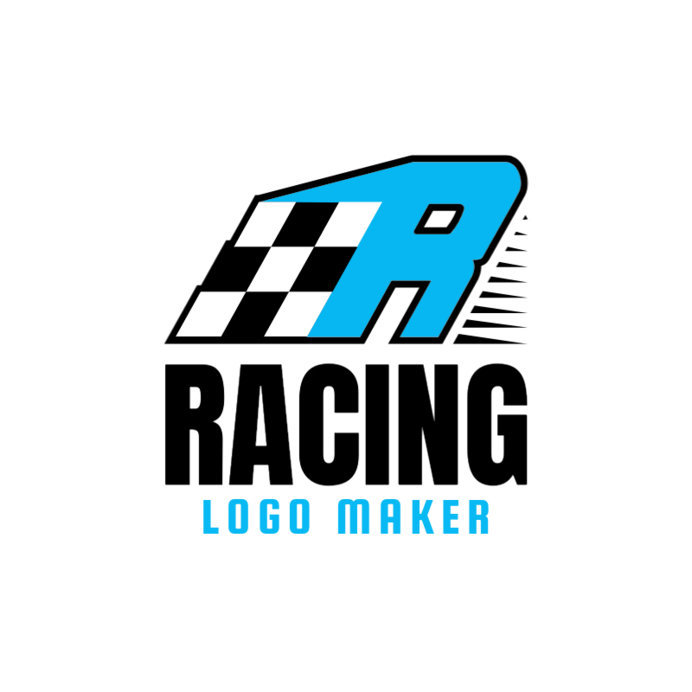 Minimalistic Racing Logo Maker 