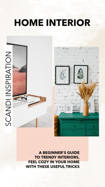Instagram Story Maker for a Home Interior Post