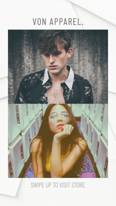 Insta Story Design Template for a Clothing Brand