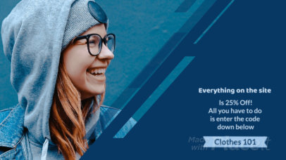 YouTube Ad Video Maker for a Discount Promo Video