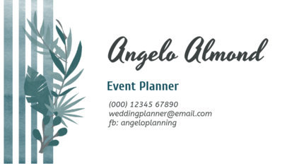 Event Planner Business Card Template 