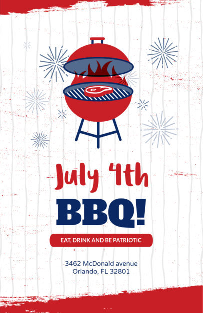Flyer Maker for 4th of July Barbecues