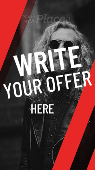 Instagram Story Video Maker for a Special Discount Promo Video 